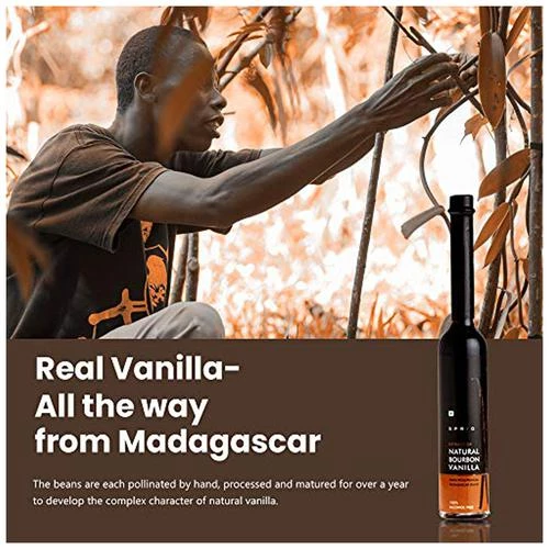 Sprig 100 percent Natural Bourbon Vanilla Extract - For Chefs & Home Use, 100 ml-7.webp